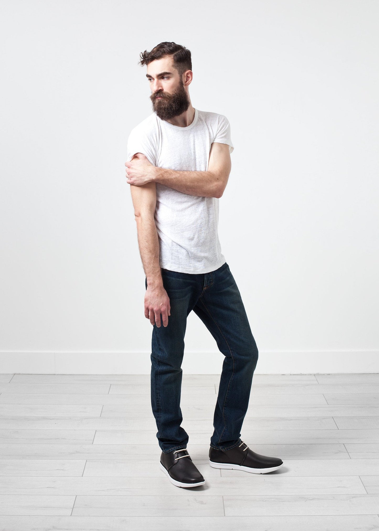 Comfort Tee in White Linen Homecore