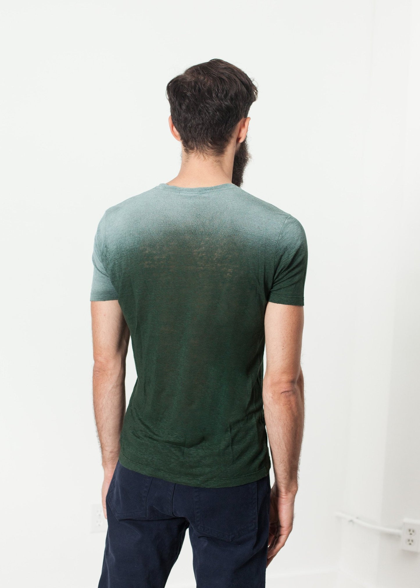 Overprint T-Shirt in Green Avant Toi