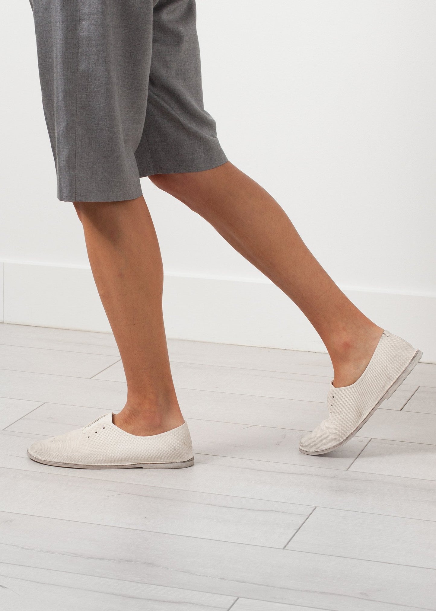 Diamond Slip-On in White Marsell