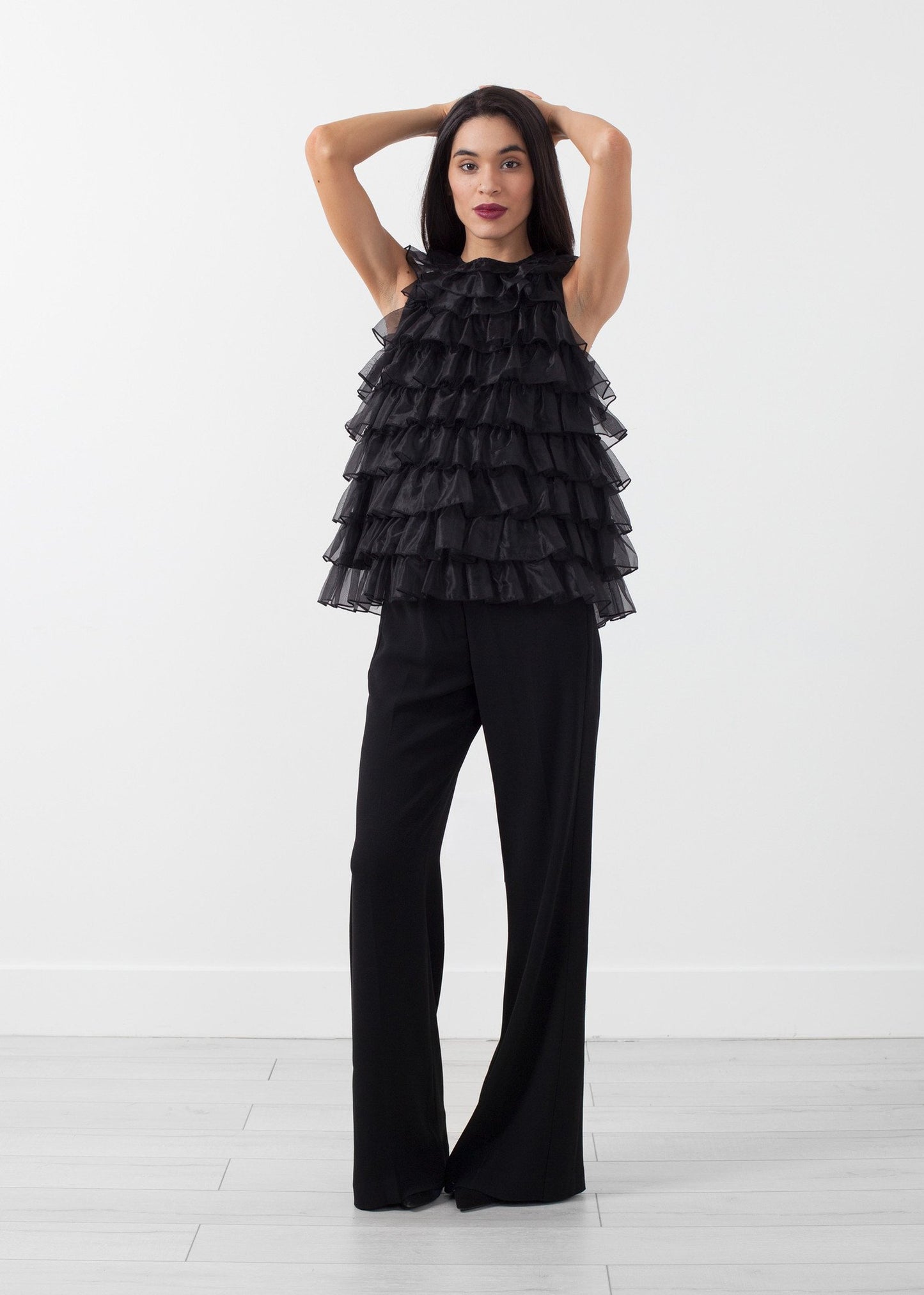 Organza Ruffle Top Co