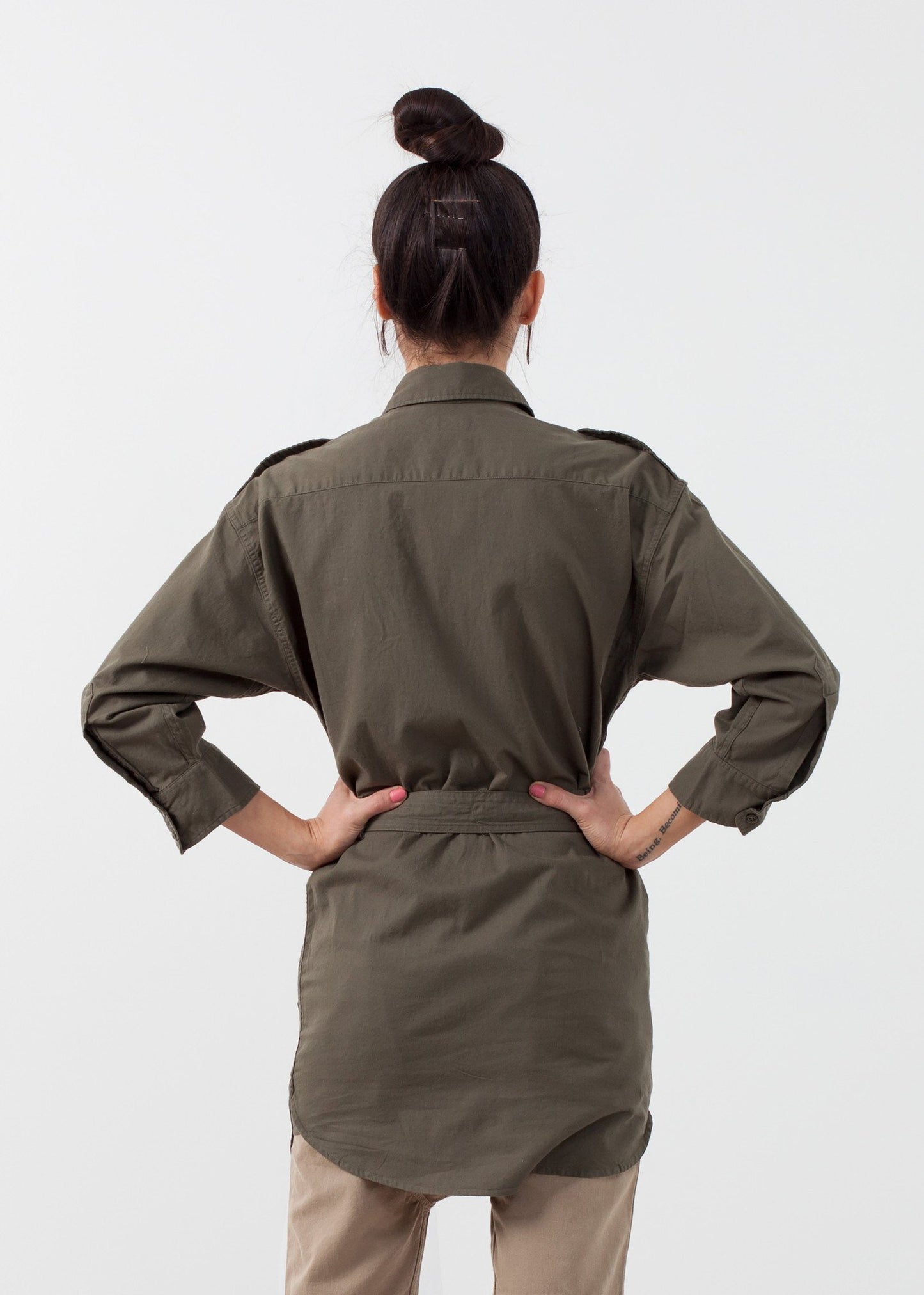 Belted Surplus Dress NLST