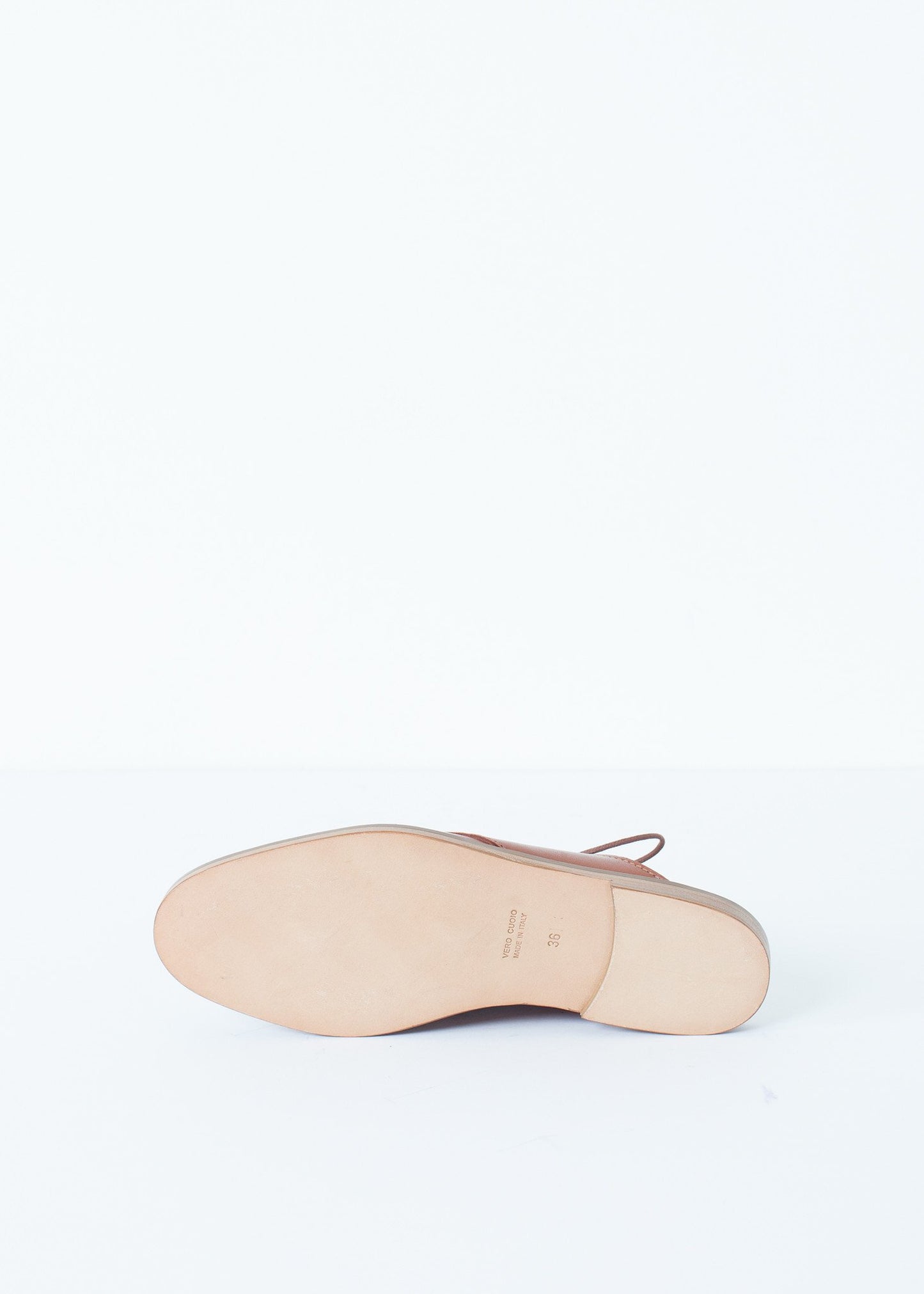 Backless Oxford in Brown Ter et Bantine