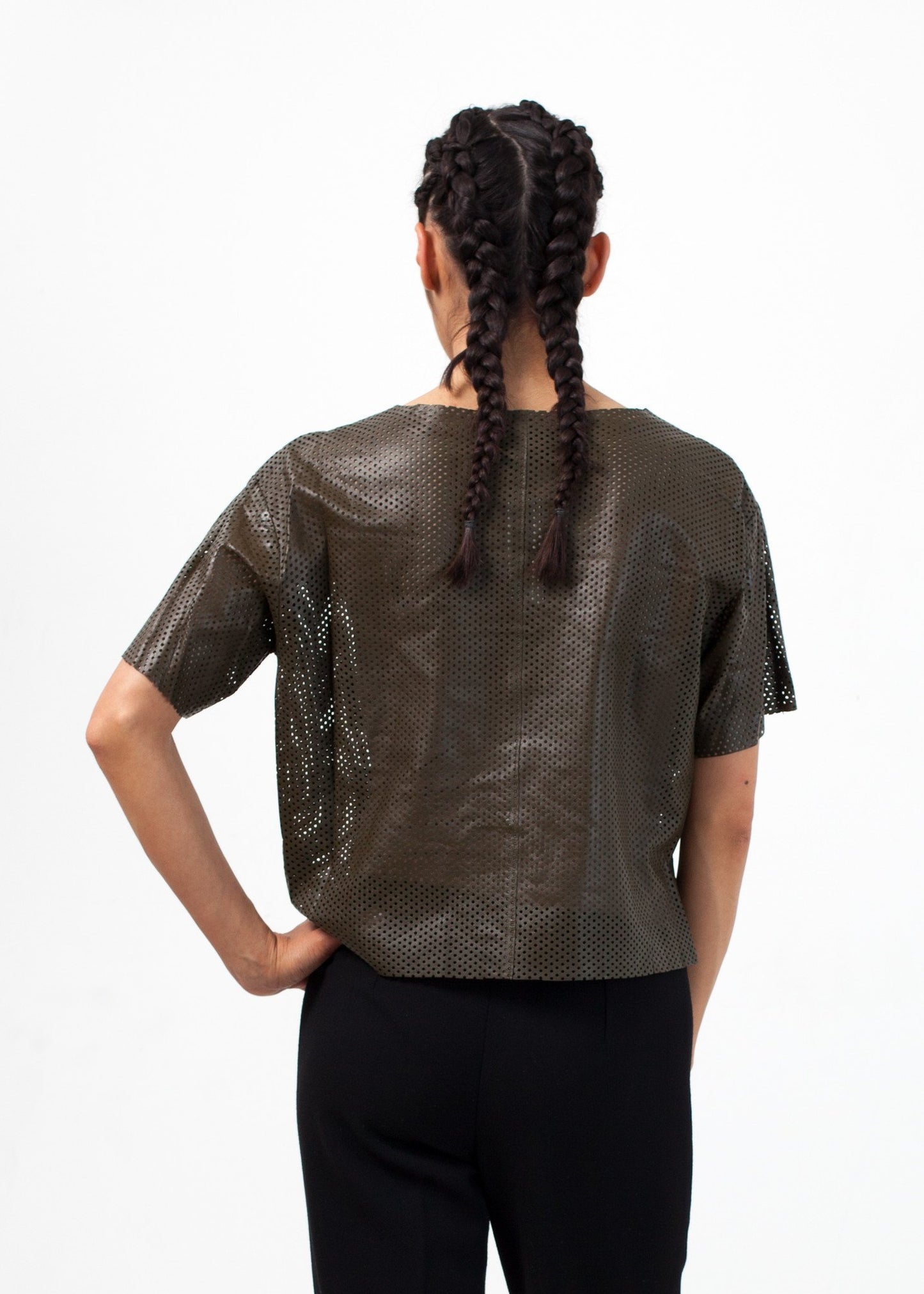 Auralias Leather Top By Malene Birger