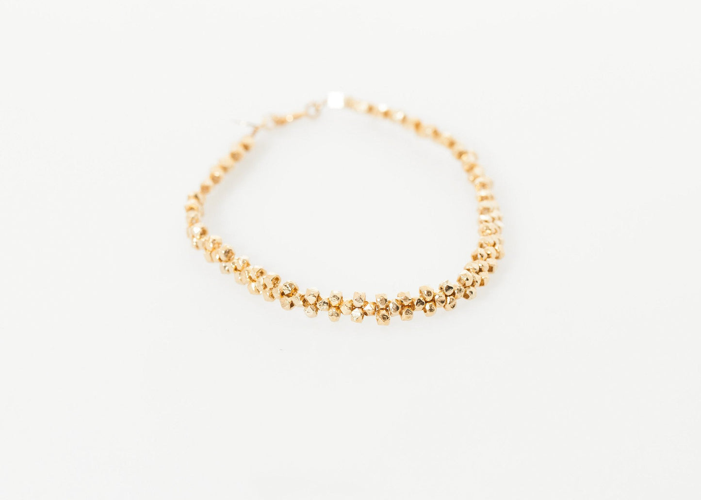 Lane Bead Bracelet in Gold Brass 5 Octobre