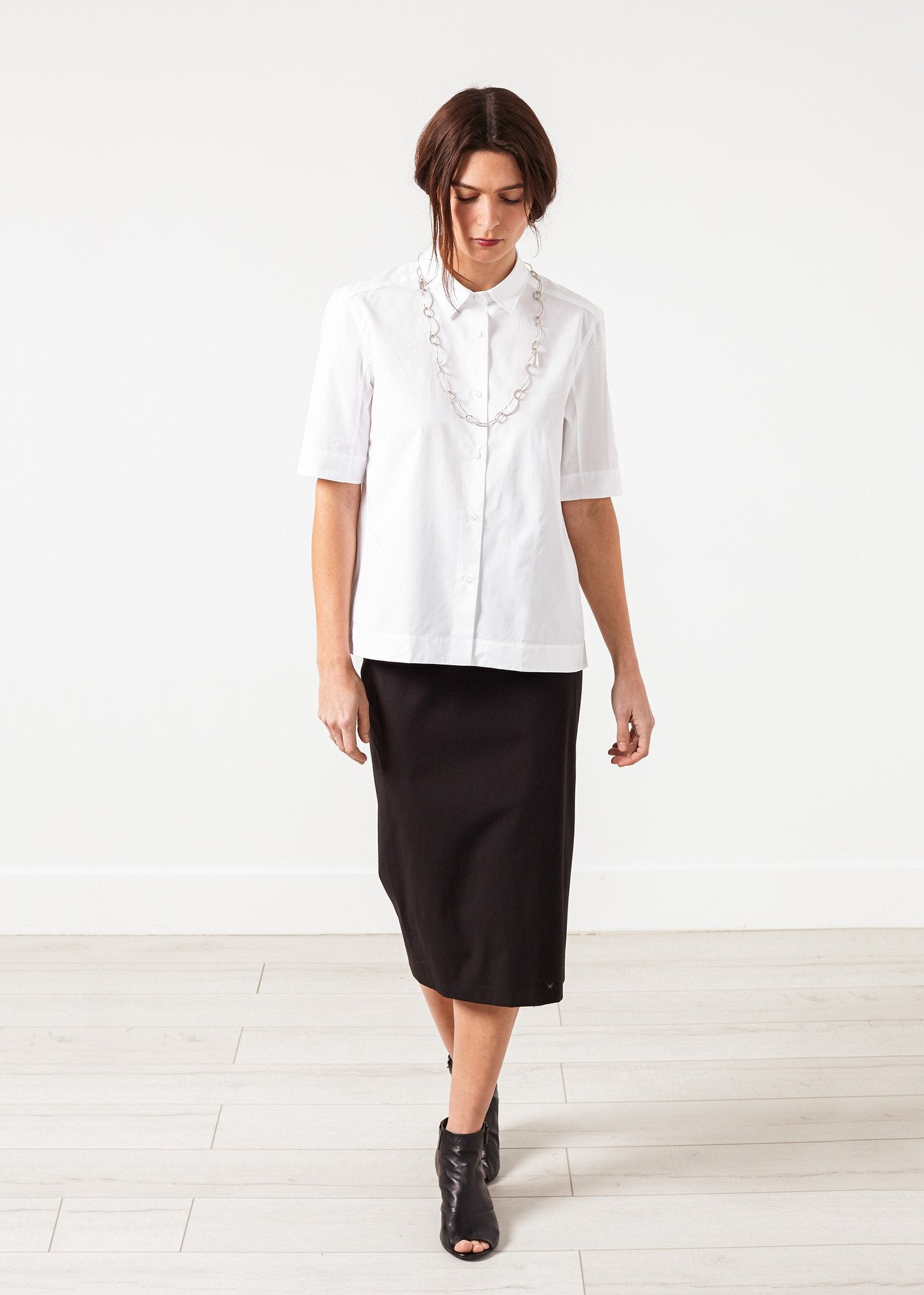 Lara Shirt in White Lareida