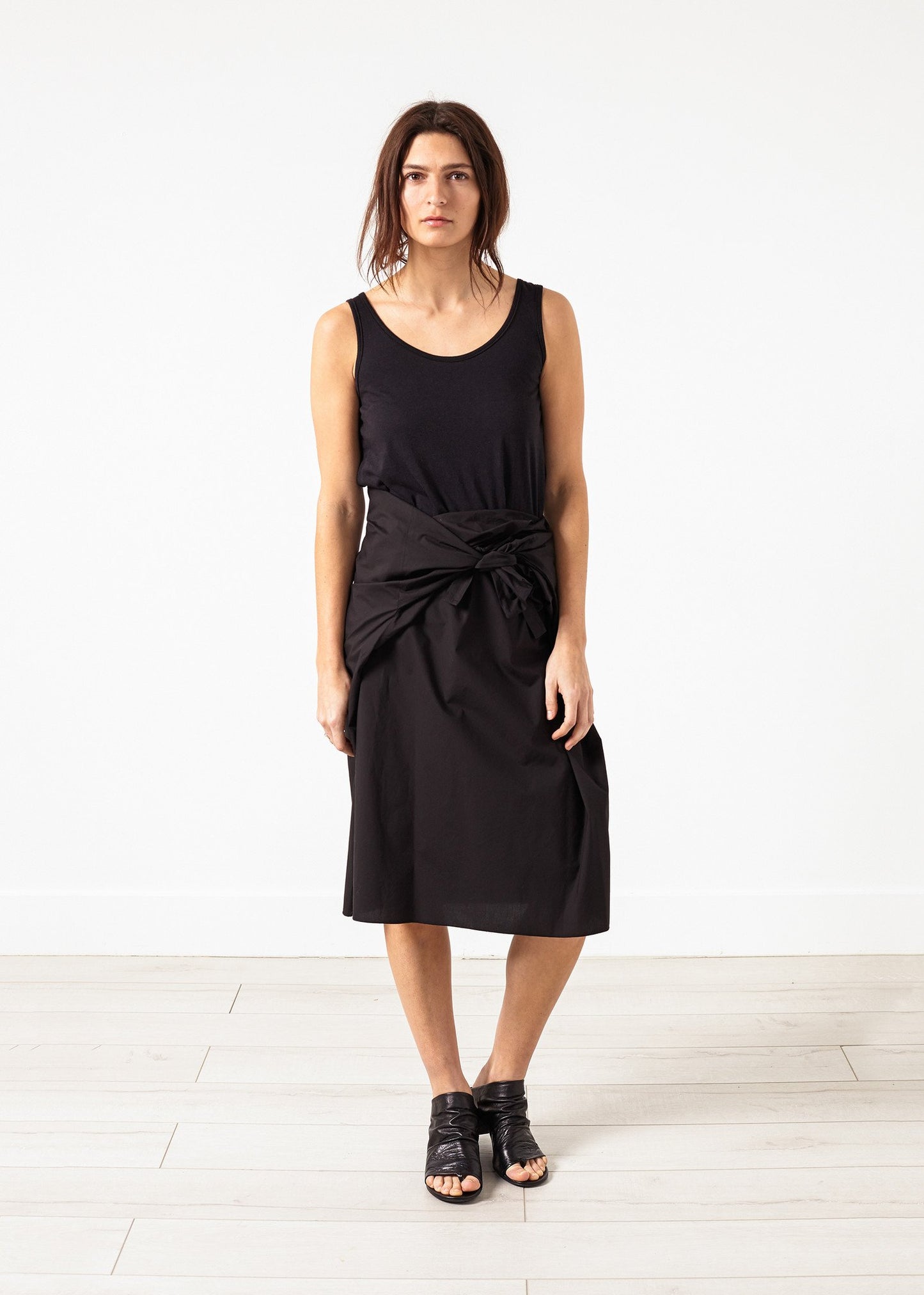 Bow Skirt in Black Ter et Bantine