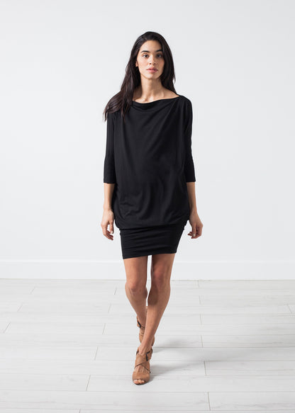 Tapered Boat Neck Dress Alexandra Schiess