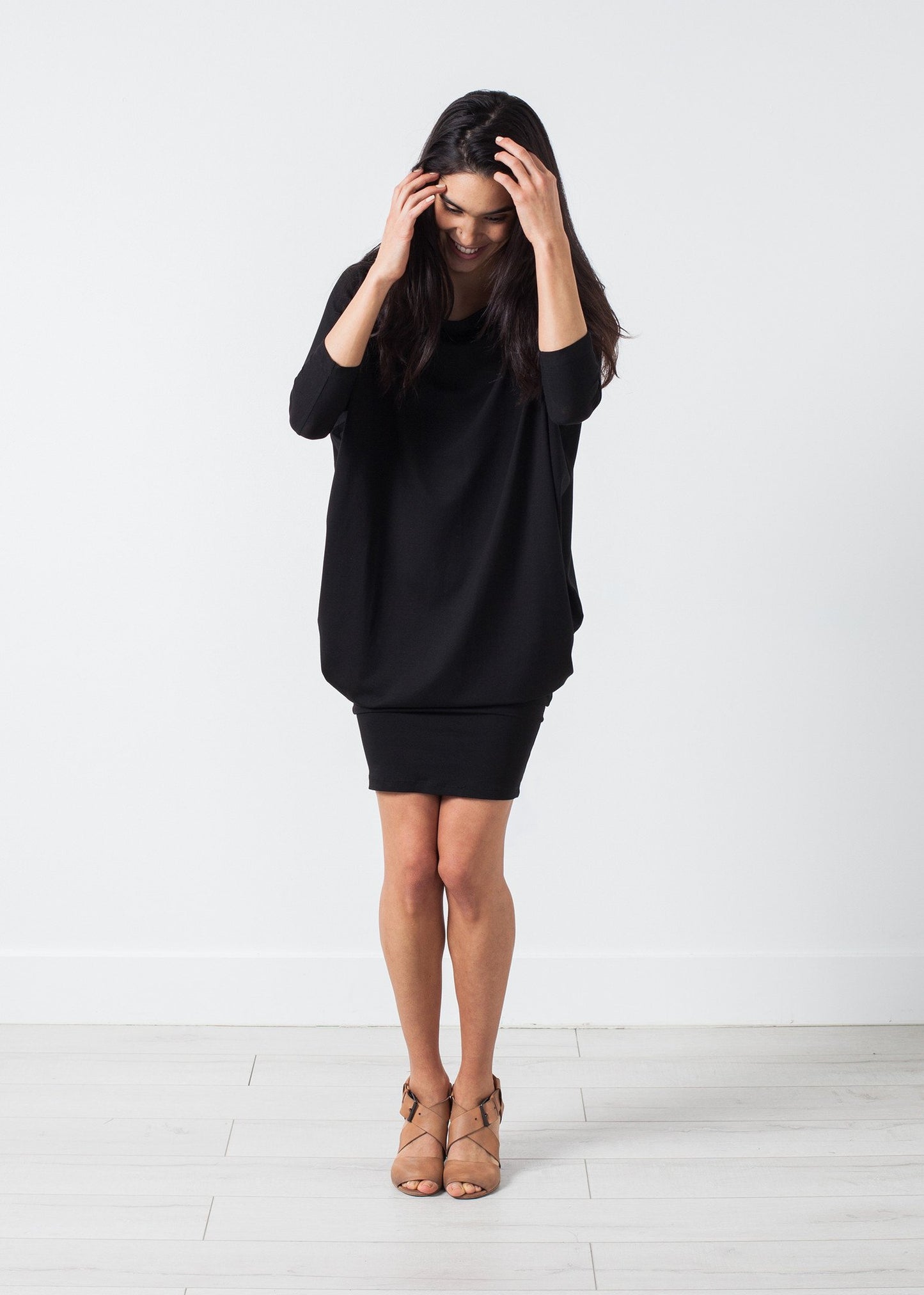 Tapered Boat Neck Dress Alexandra Schiess