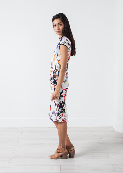 Dream Dress in Painted Floral Amelia Toro