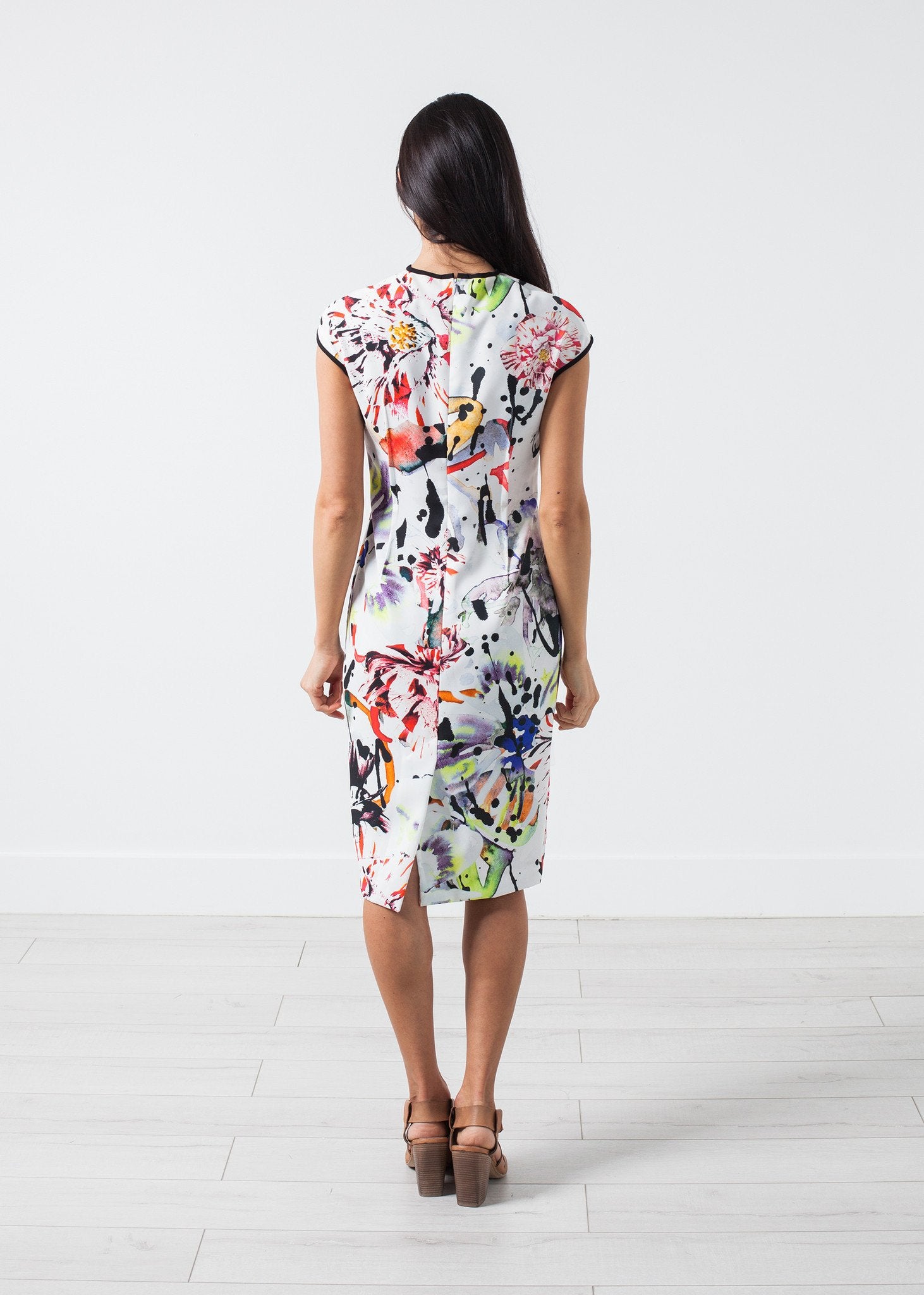 Dream Dress in Painted Floral Amelia Toro