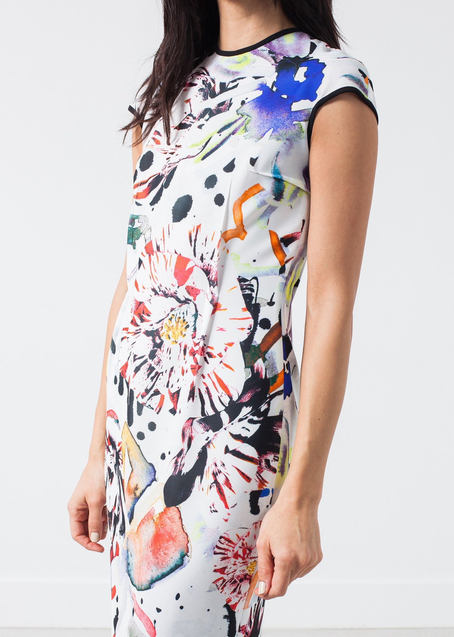 Dream Dress in Painted Floral Amelia Toro