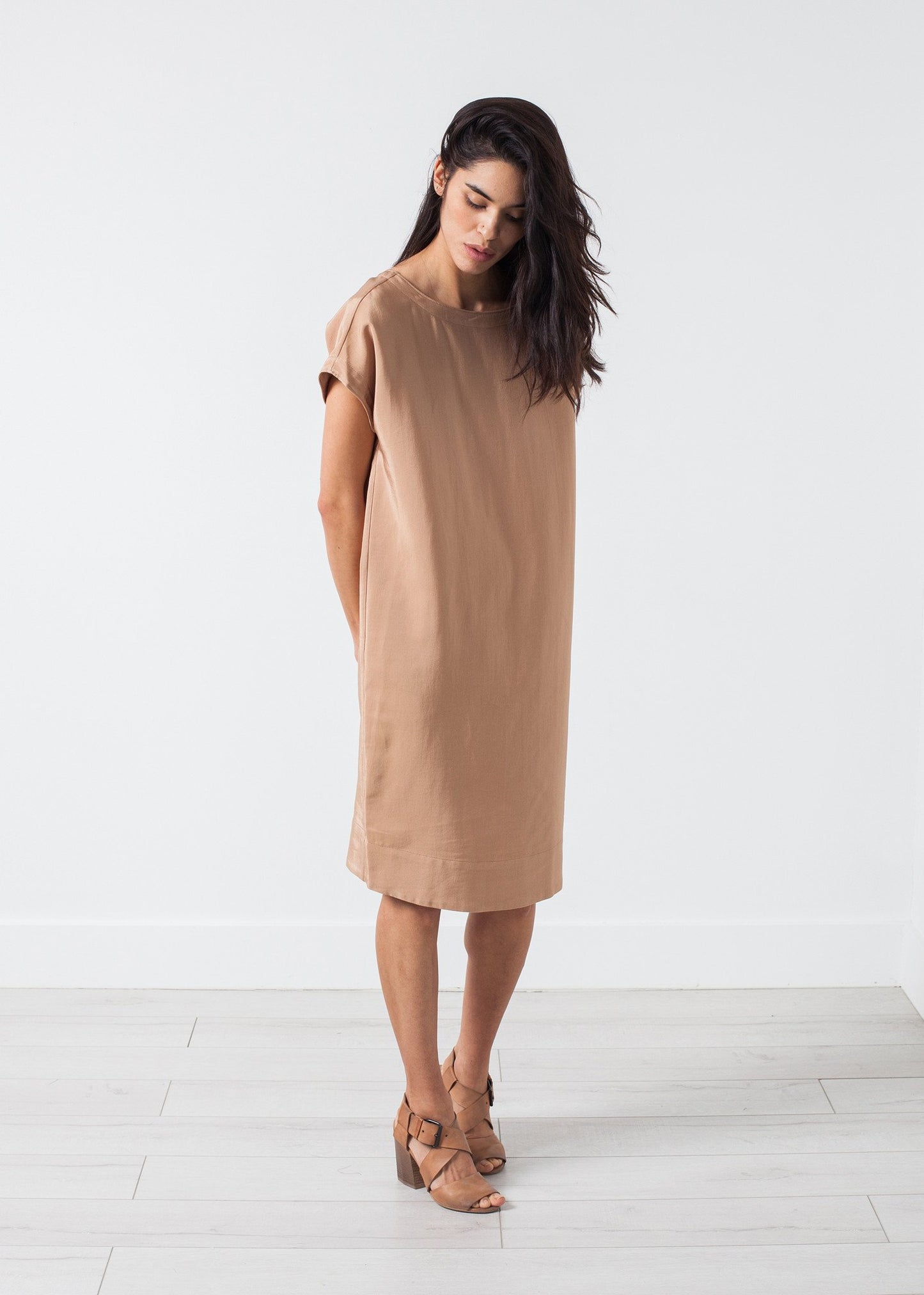 Philomene Dress in Camel By Malene Birger
