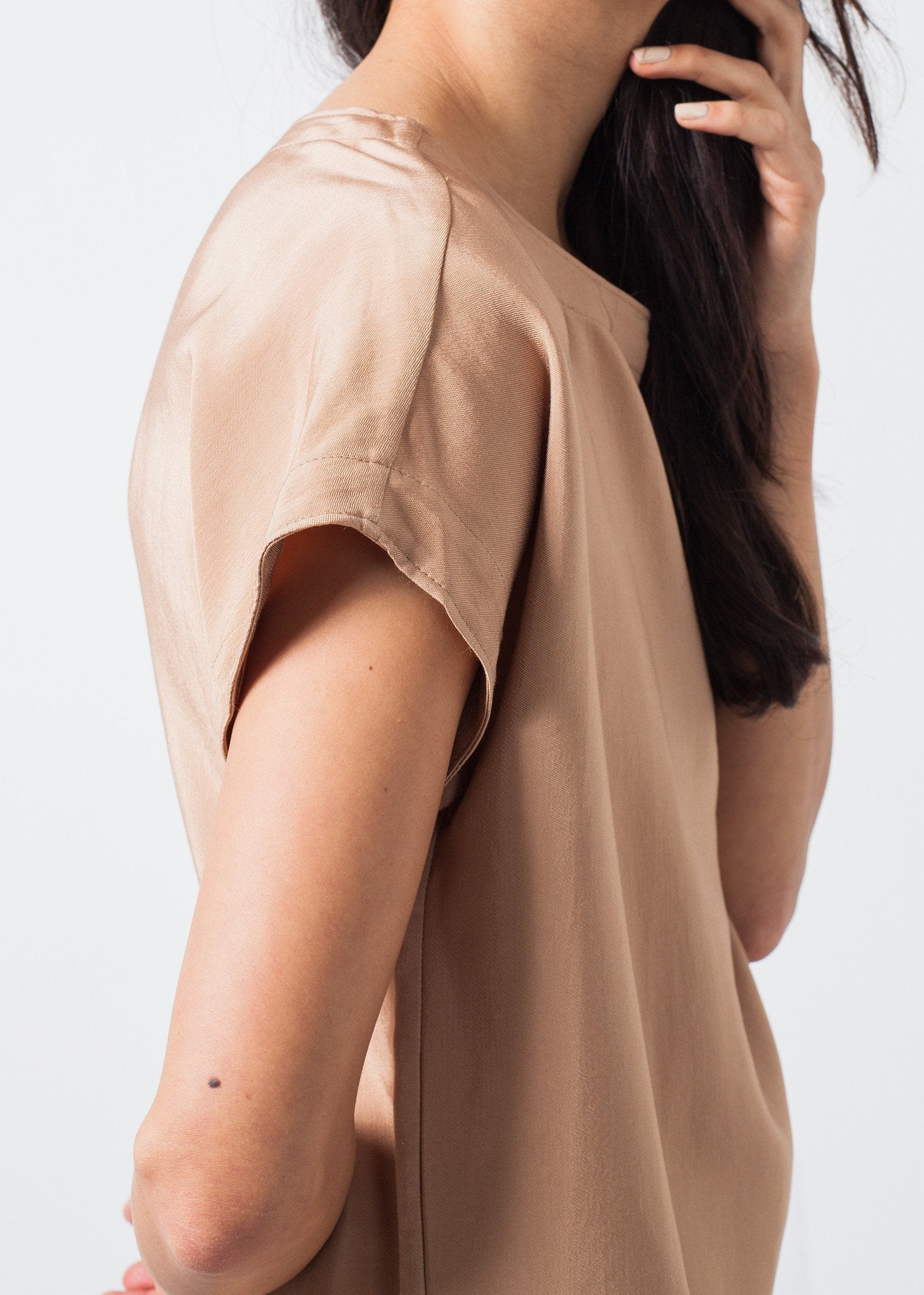 Philomene Dress in Camel By Malene Birger