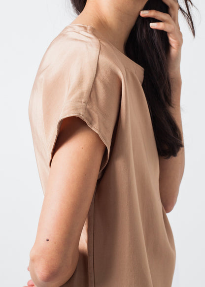 Philomene Dress in Camel By Malene Birger
