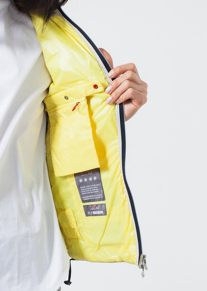 Primula Vest in Light Grey Duvetica