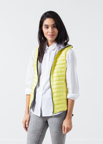 Primula Vest in Yellow Duvetica