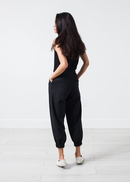 Fancy Wool Pant in Black Amelia Toro