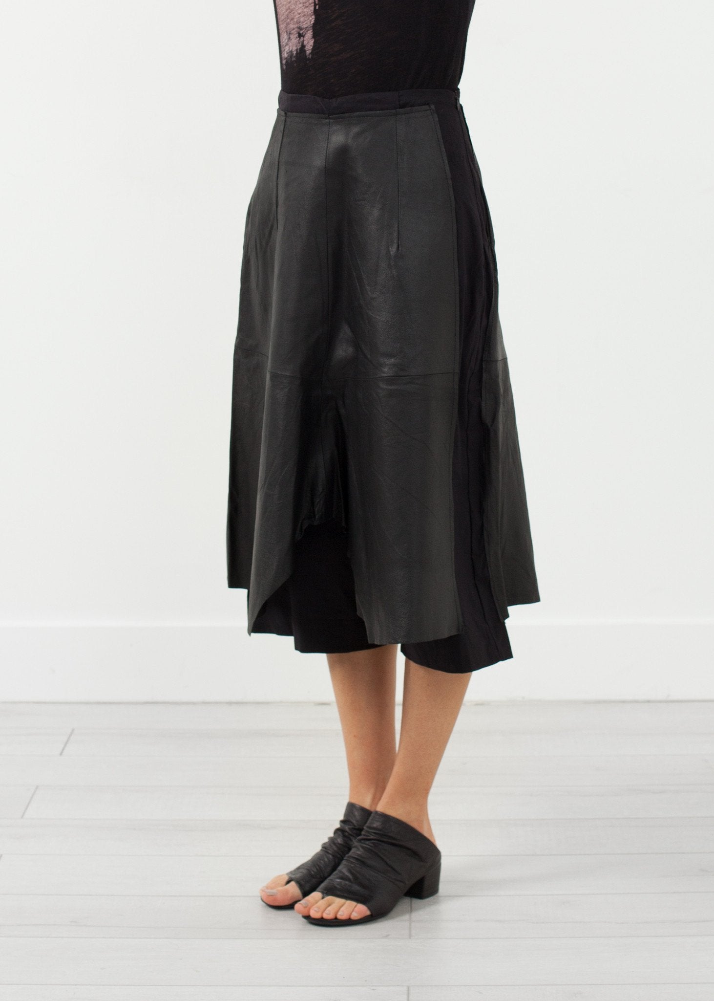 Leather Drop Crotch Pants Rundholz
