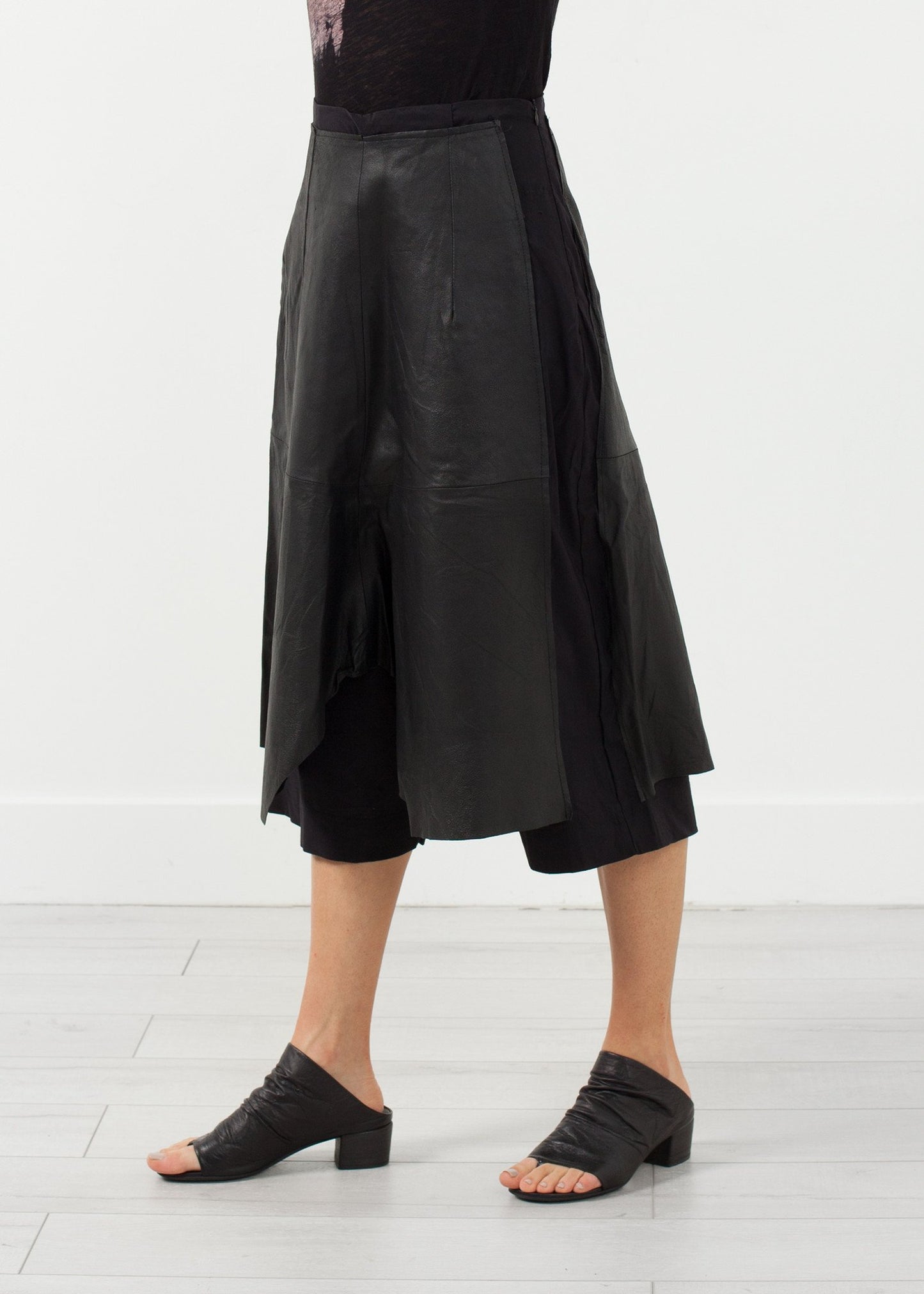 Leather Drop Crotch Pants Rundholz