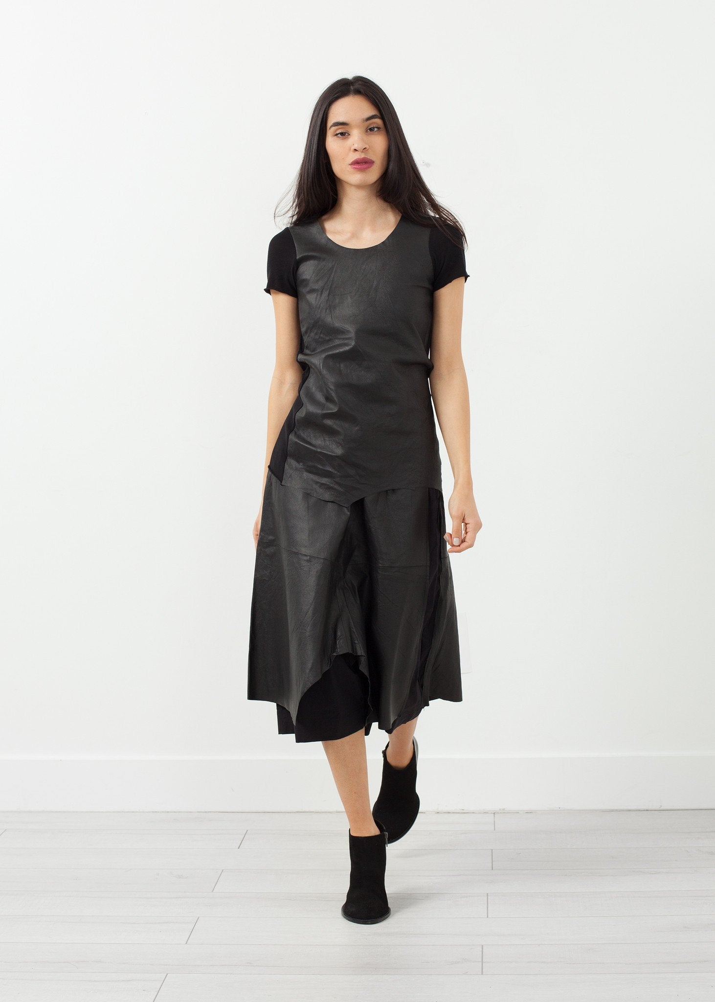Leather Drop Crotch Pants Rundholz