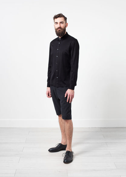 Scotland Button-Up in Black Mauro Grifoni