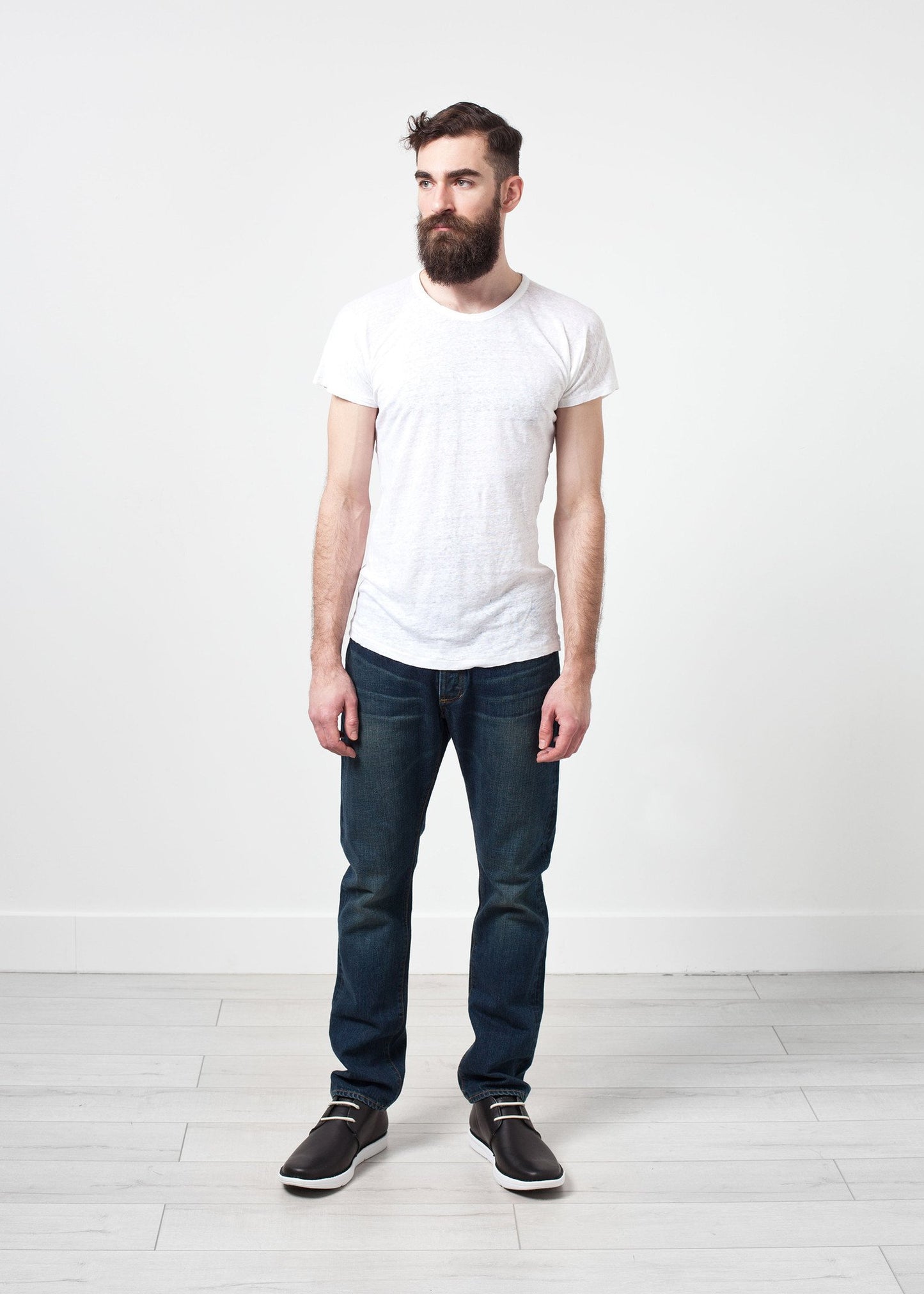 Comfort Tee in White Linen Homecore