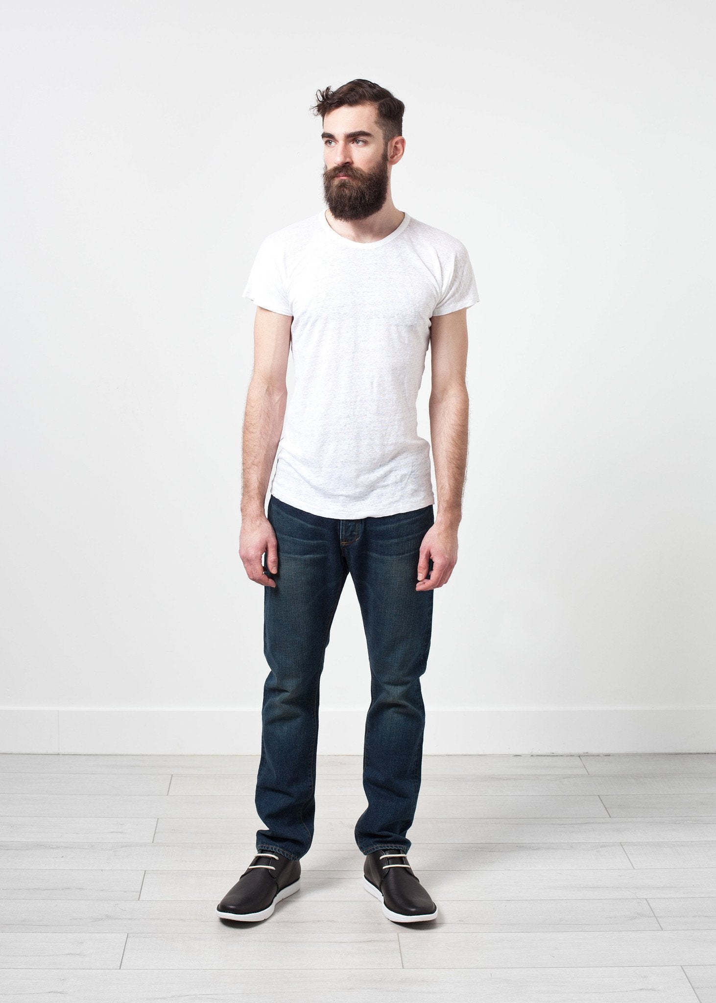 Comfort Tee in White Linen Homecore