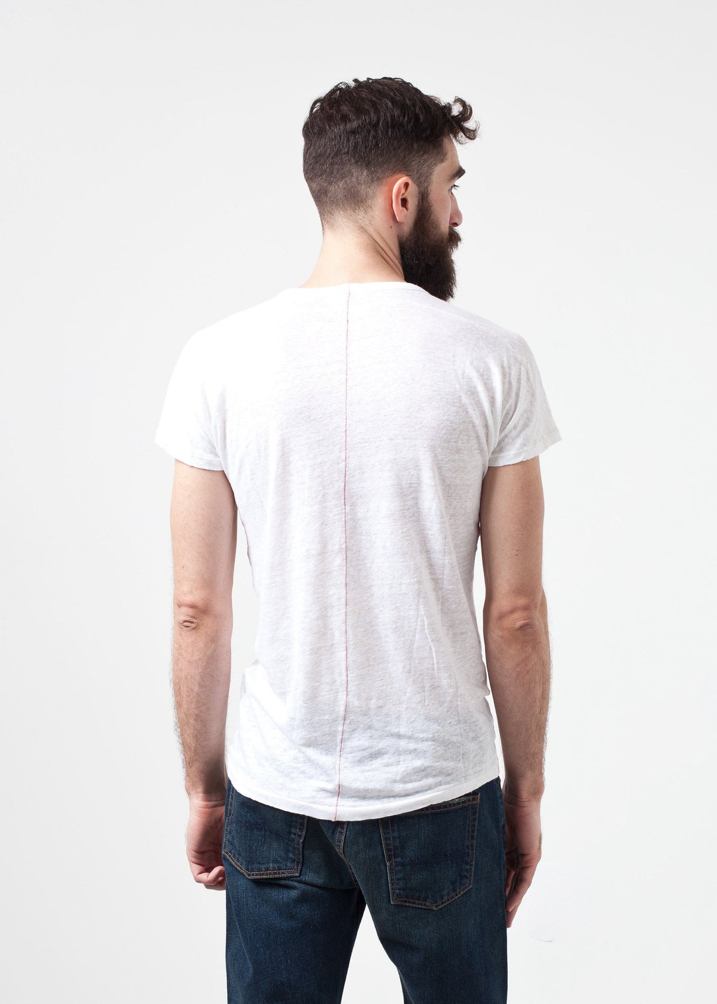 Comfort Tee in White Linen Homecore