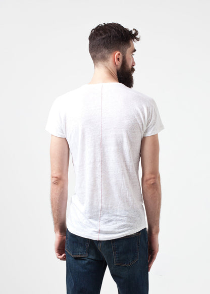 Comfort Tee in White Linen Homecore