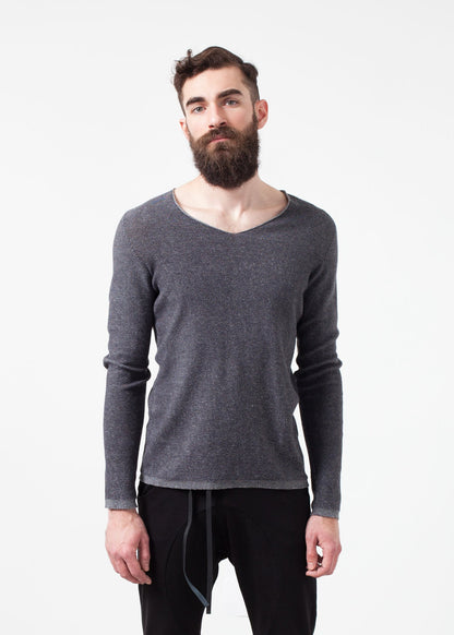 Curios Sweatshirt in Steel Grey Hannes Roether