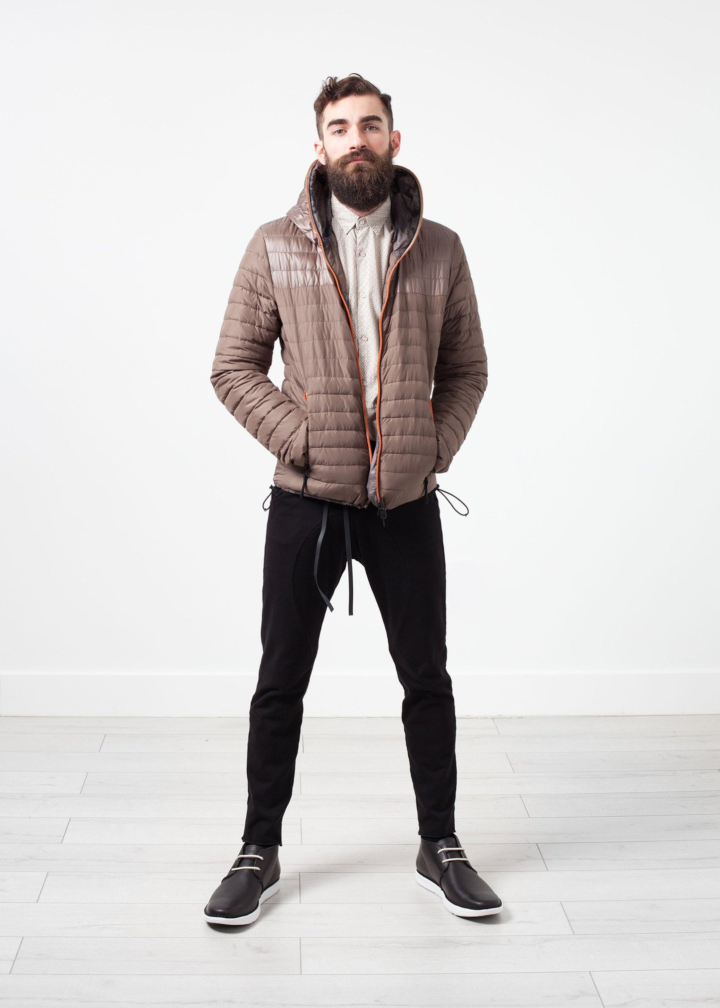 Peone Jacket in Khaki Duvetica