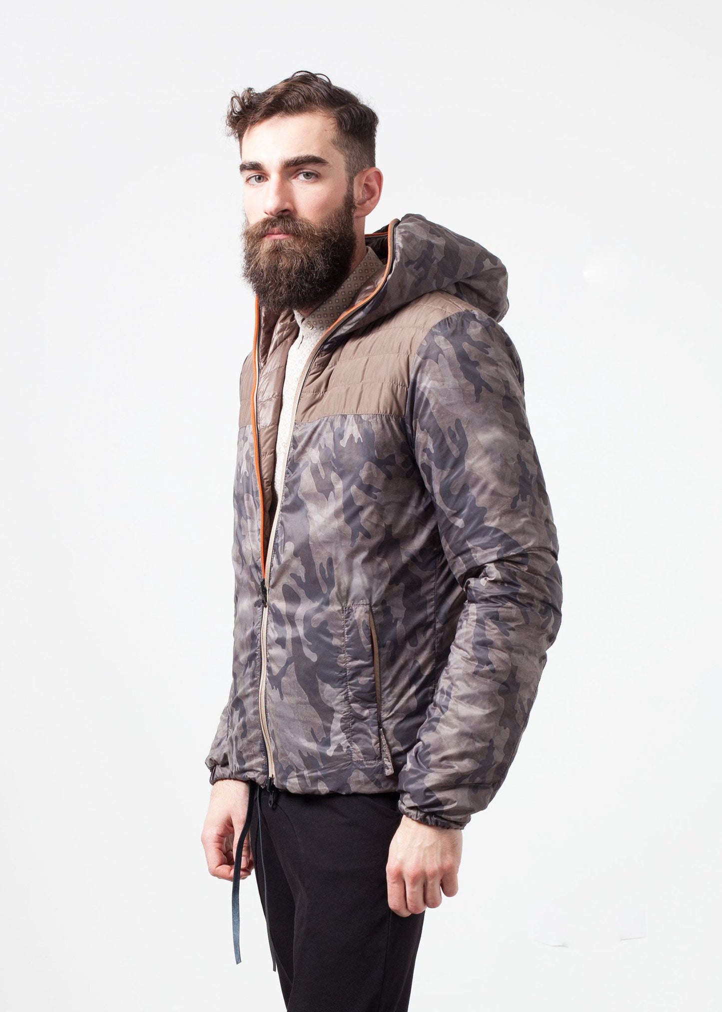 Peone Jacket in Khaki Duvetica