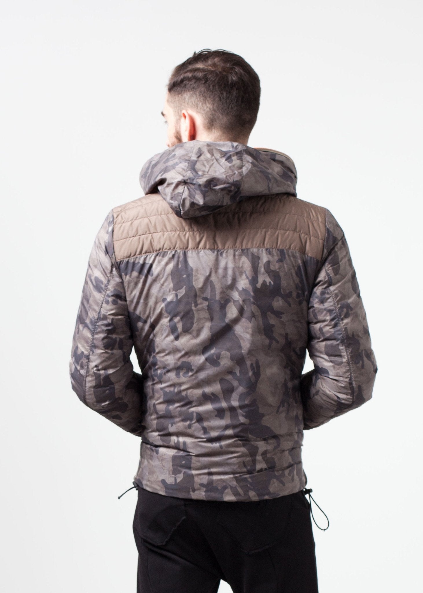 Peone Jacket in Khaki Duvetica