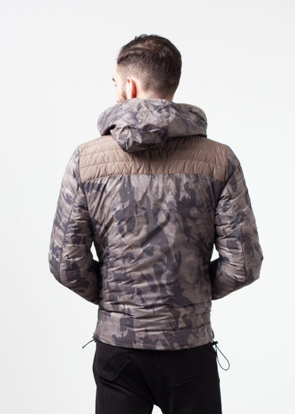 Peone Jacket in Khaki Duvetica
