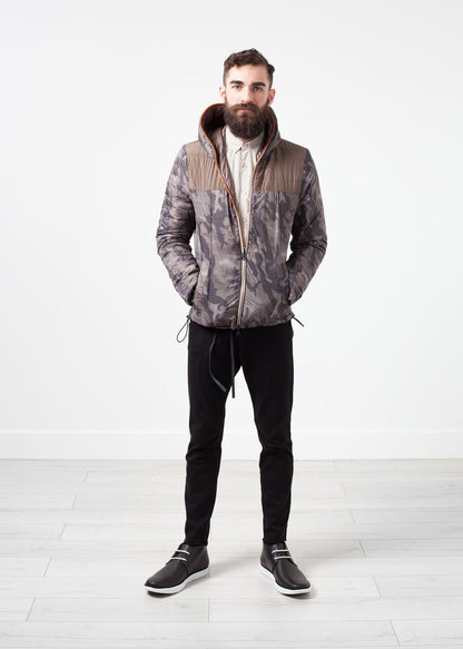 Peone Jacket in Khaki Duvetica
