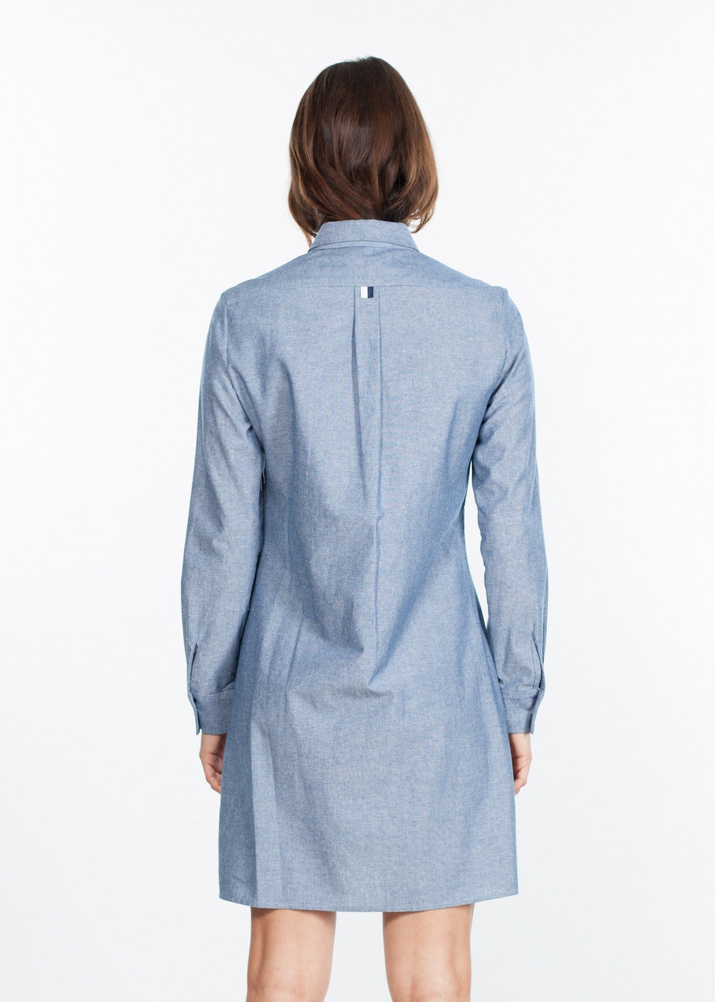Chambray Shirtdress in Blue Harvey Faircloth