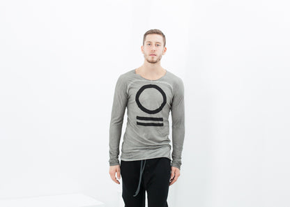 Antidote "Joie" Tee in Taupe BLK OPM