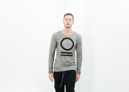 Antidote "Joie" Tee in Taupe BLK OPM