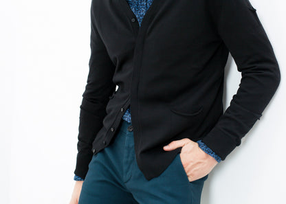 Diamond Weave Trouser in Sky Pence