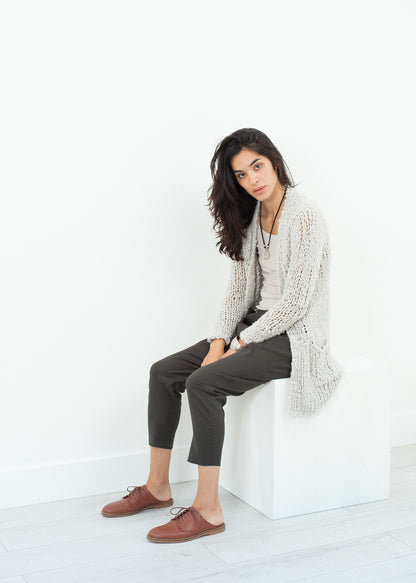 Bulk Stitch Cardigan in Cloud Private 02 04