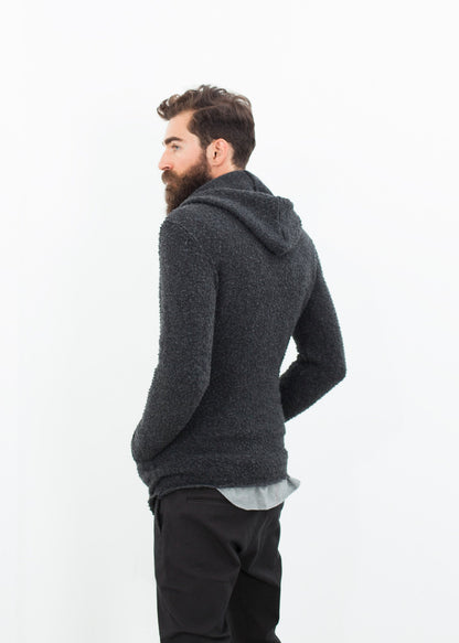 Pill Zip Sweater in Anthracite Avant Toi