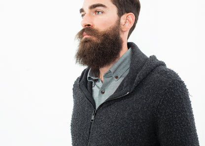 Pill Zip Sweater in Anthracite Avant Toi