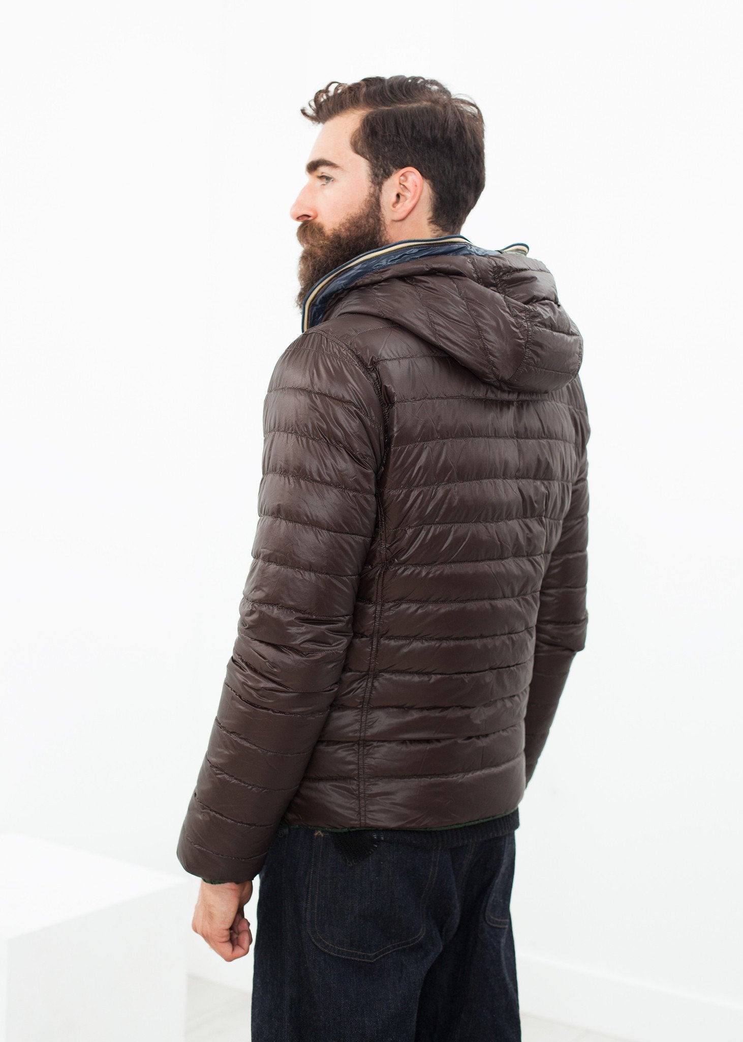Ilo Coat in Teak Duvetica