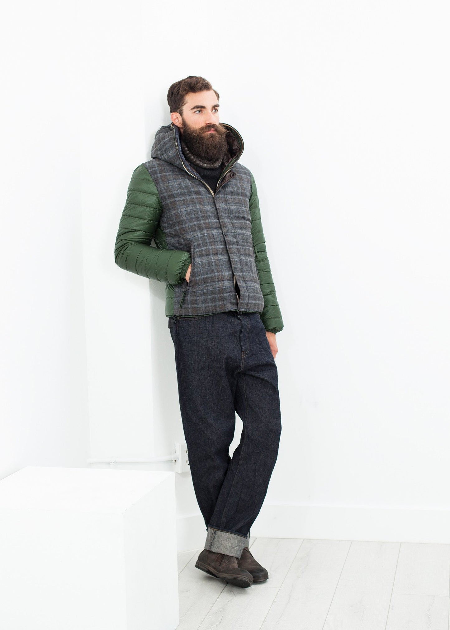 Ilo Coat in Teak Duvetica