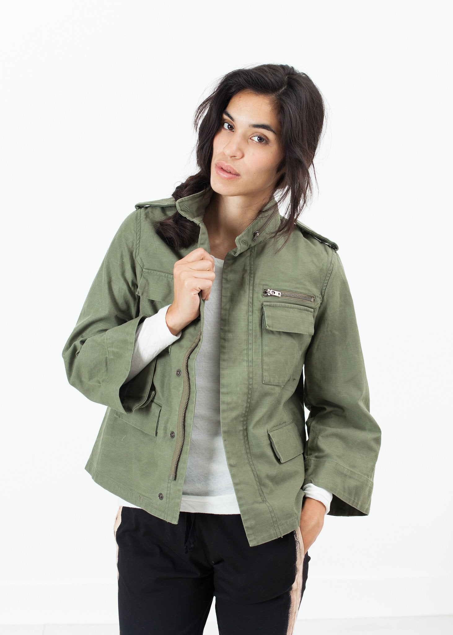 Big Army Jacket in Olive AR Srpls
