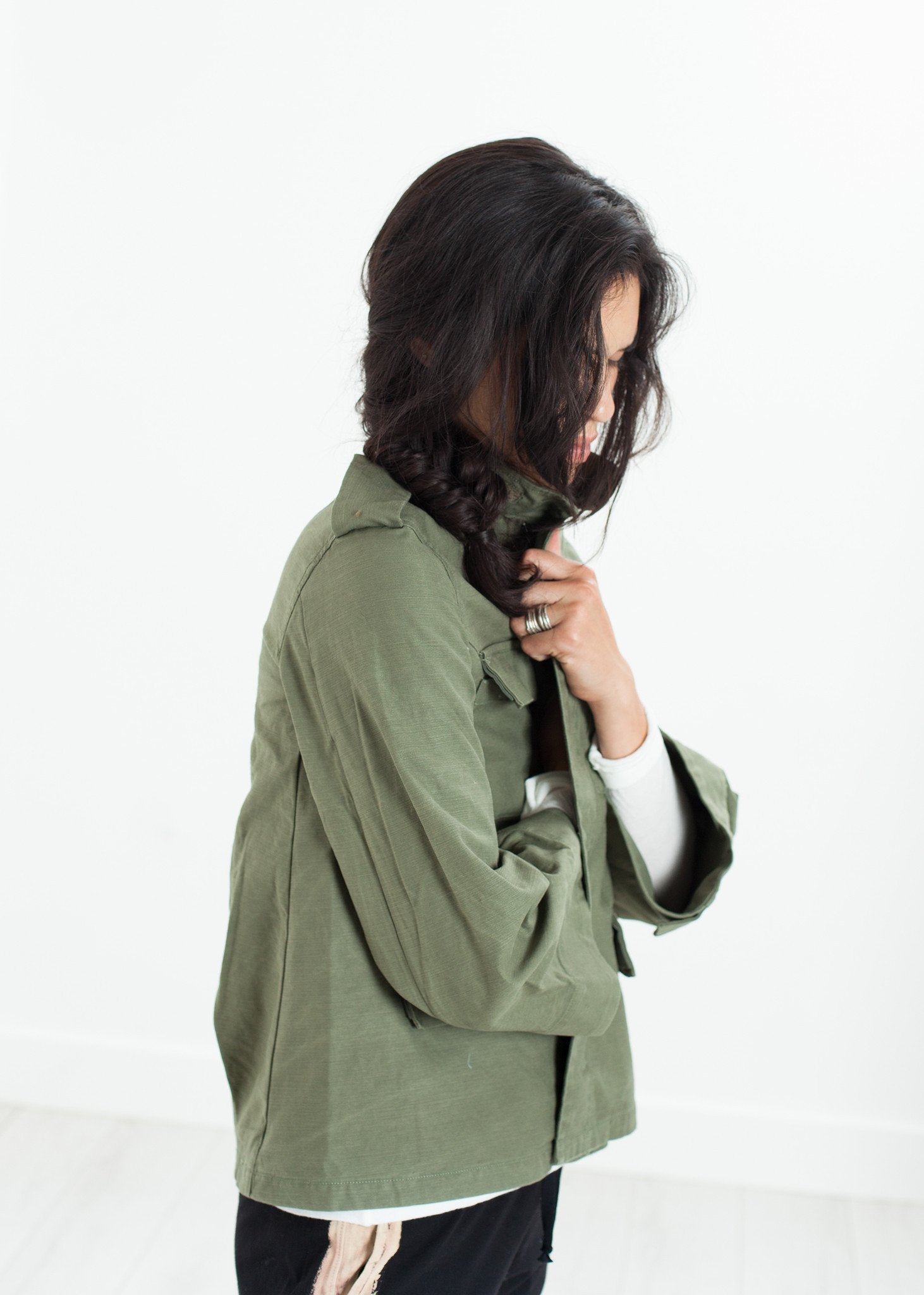 Big Army Jacket in Olive AR Srpls