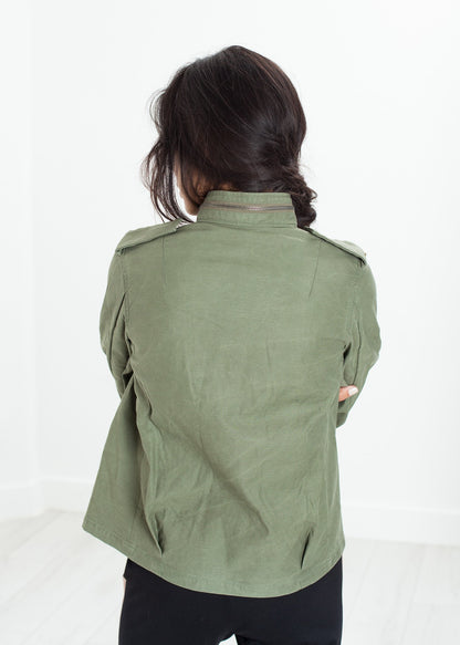 Big Army Jacket in Olive AR Srpls