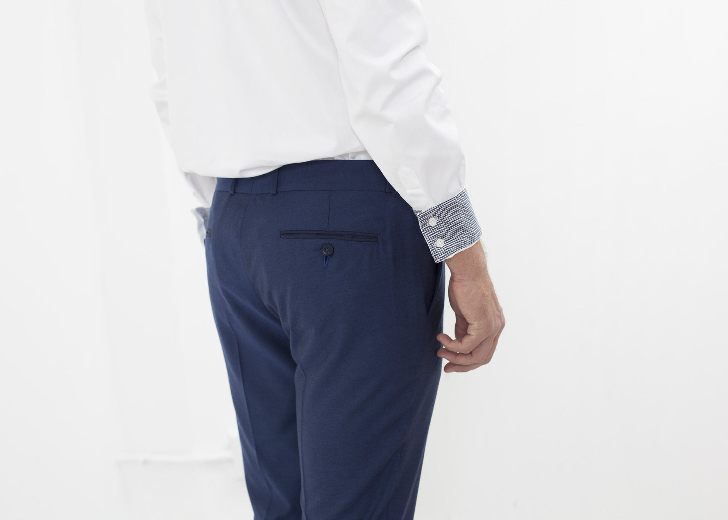 Sheridan Trouser in Blue Circle of Gentlemen