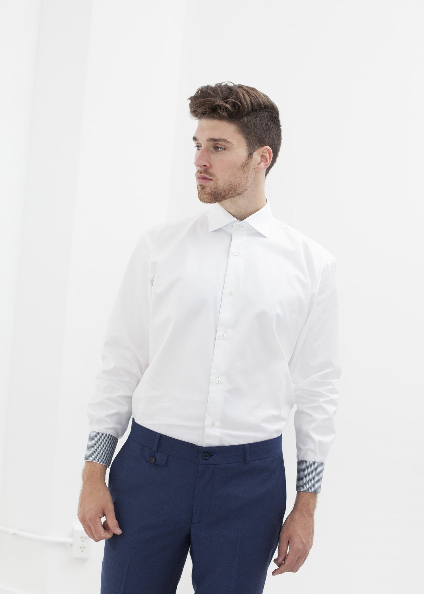 Dartmouth Shirt in White Circle of Gentlemen