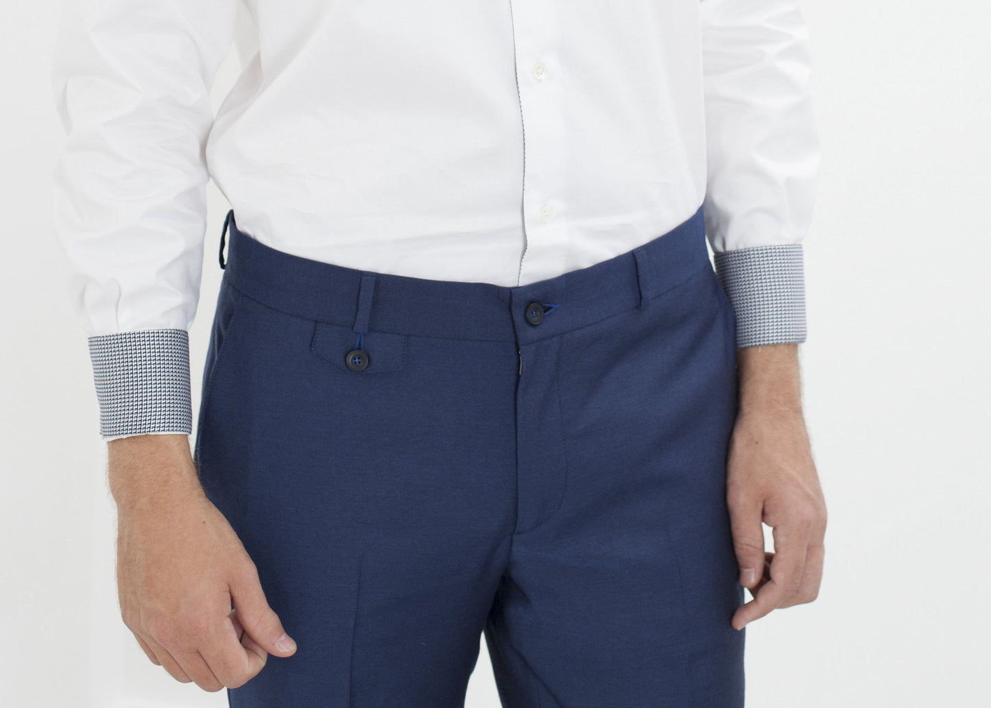 Sheridan Trouser in Blue Circle of Gentlemen